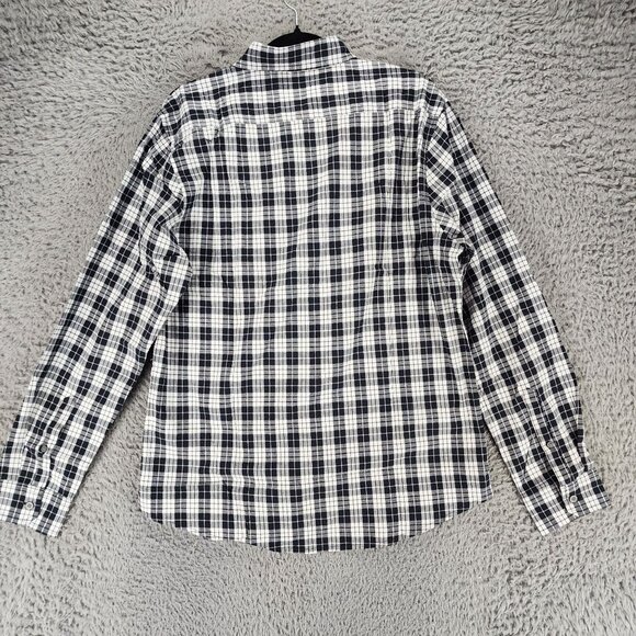 Slate & Stone Shirt Mens Medium Black Plaid Long Sleeve Button Up *NWT* - Picture 10 of 11